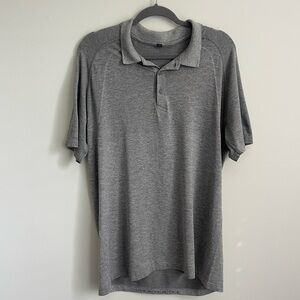 Lululemon Gray Men's Polo Shirt - XL